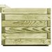 Banco de jardín con jardineras de madera de pino Banco de jardín con jardineras de madera de pino Verde