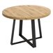 Mesa Comedor Redonda Extensible Aduna 4-6 comensales Mesa Comedor Redonda Extensible Aduna 4-6 comensales Marron