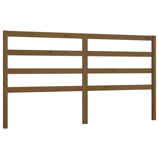 Cabeceira - Cabeceira de cama 206x4x100 cm pinho maciço castanho mel