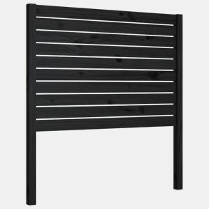 Cabeceira - Cabeceira de cama 96x4x100 cm pinho maciço preto