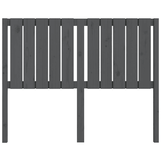 Cabeceira - Cabeceira de cama 125,5x4x100 cm pinho maciço cinzento