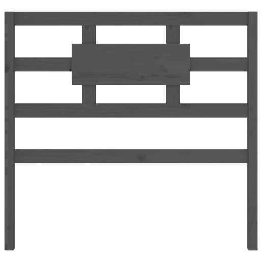 Cabeceira - Cabeceira de cama 95,5x4x100 cm pinho maciço cinzento