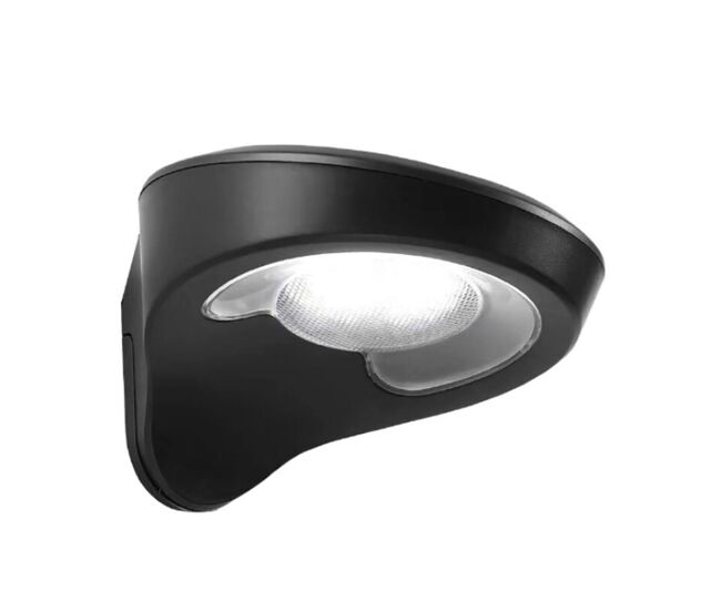 Aplique led edm 31852 negro 2 w 1,8 w 200 lm 155 lm solar sensor de movimiento (6500 k)