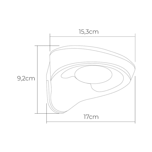 Aplique LED EDM 31852 Preto 2 W 1,8 W 200 Lm 155 Lm Solar Sensor de Movimento (6500 K)