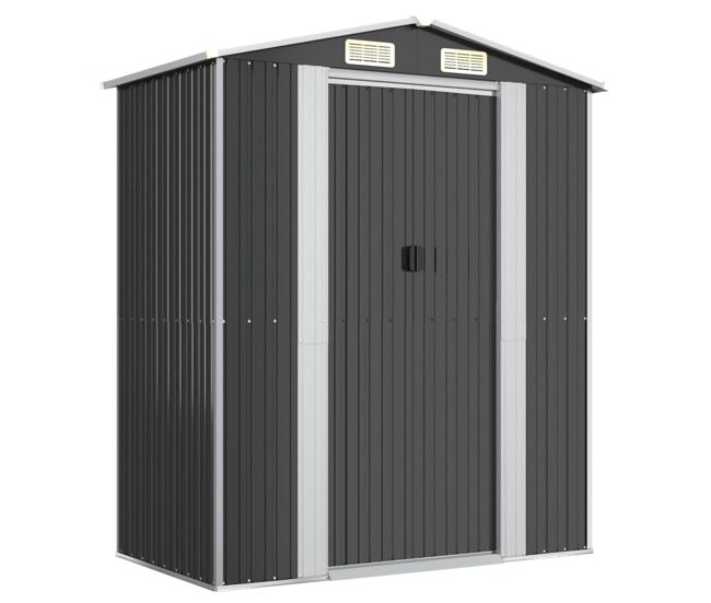 Cobertizo de jardín, cobertizo para cabaña, casa de almacenamiento, cobertizo para exteriores, cobertizo para herramientas, robusto, 192 x 108 x 223