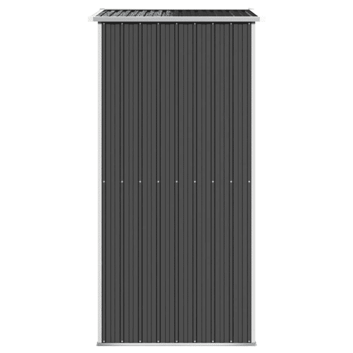 Abrigo de jardim, cabana, casa de armazenamento, galpão ao ar livre, ferramentas robustas, 192 x 108 x 223 cm, aço galvanizado antracite 02_0022194