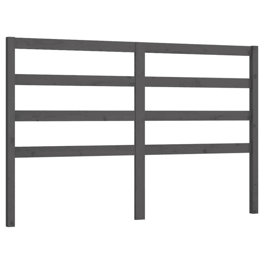 Cabeceira - Cabeceira de cama 166x4x100 cm pinho maciço cinzento