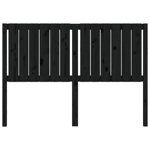 Cabeceira - Cabeceira de cama 145,5x4x100 cm pinho maciço preto