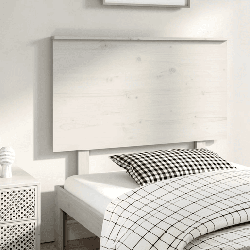 Cabeceira - Cabeceira de cama 104x6x82,5 cm pinho maciço branco