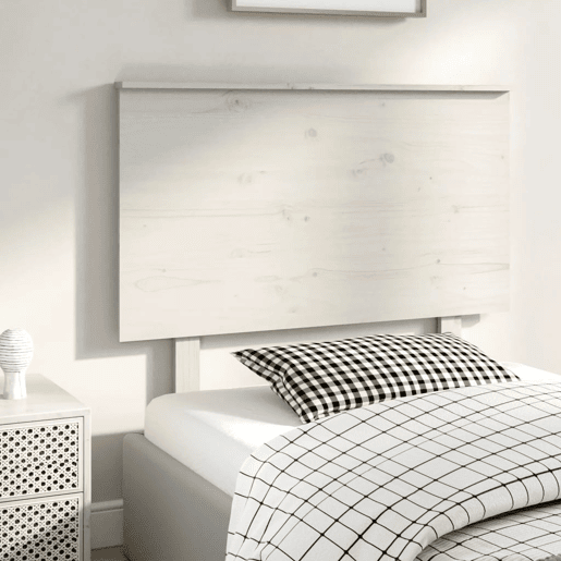 Cabeceira - Cabeceira de cama 104x6x82,5 cm pinho maciço branco