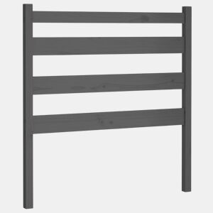 Cabeceira - Cabeceira de cama 96x4x100 cm pinho maciço cinzento