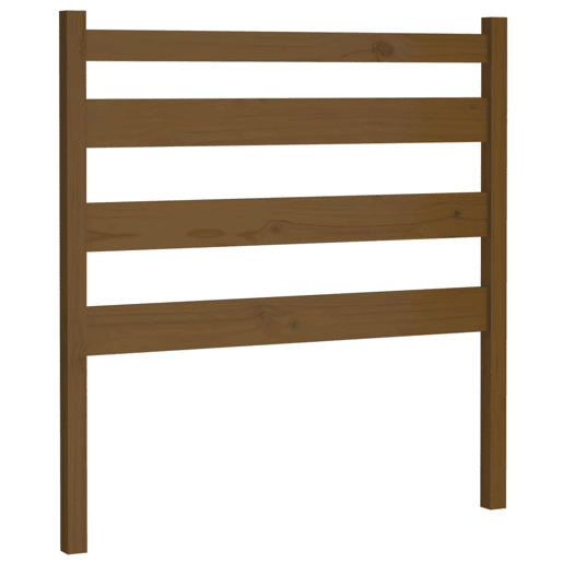 Cabeceira - Cabeceira de cama 81x4x100 cm pinho maciço castanho mel