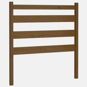 Cabeceira - Cabeceira de cama 81x4x100 cm pinho maciço castanho mel