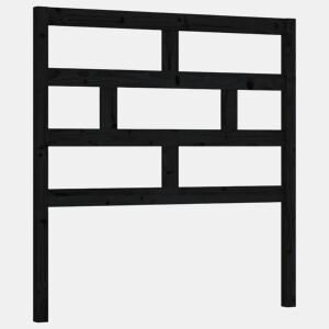 Cabeceira - Cabeceira de cama 96x4x100 cm pinho maciço preto