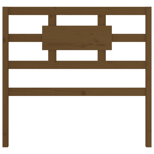 Cabeceira - Cabeceira de cama 80,5x4x100 cm pinho maciço castanho mel