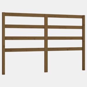 Cabeceira - Cabeceira de cama 166x4x100 cm pinho maciço castanho mel