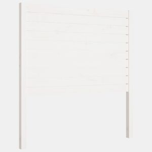 Cabeceira - Cabeceira de cama 96x4x100 cm pinho maciço branco