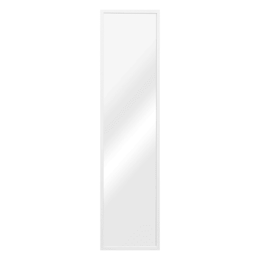 Espelho inclinável de pé psique 150 x 35 cm branco 03_0007973