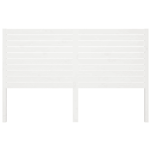 Cabeceira - Cabeceira de cama 206x4x100 cm pinho maciço branco
