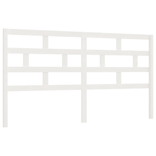 Cabeceira - Cabeceira de cama 186x4x100 cm pinho maciço branco