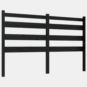 Cabeceira - Cabeceira de cama 166x4x100 cm pinho maciço preto