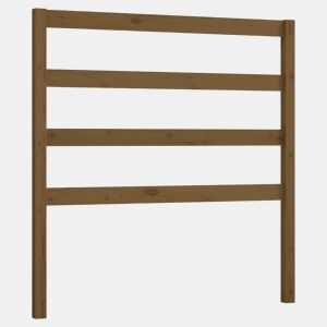 Cabeceira - Cabeceira de cama 106x4x100 cm pinho maciço castanho mel
