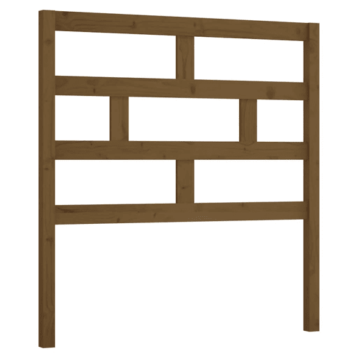 Cabeceira - Cabeceira de cama 96x4x100 cm pinho maciço castanho mel