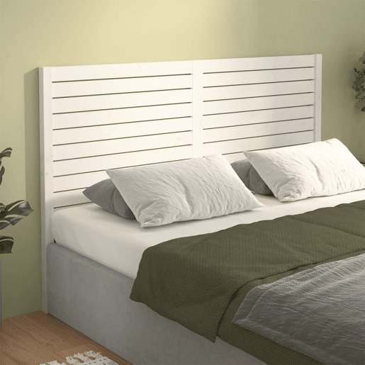 Cabeceira - Cabeceira de cama 146x4x100 cm pinho maciço branco