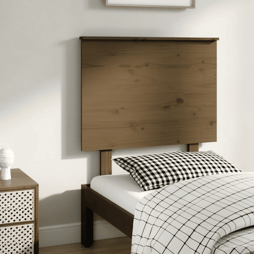 Cabeceira - Cabeceira de cama 79x6x82,5 cm pinho maciço castanho mel