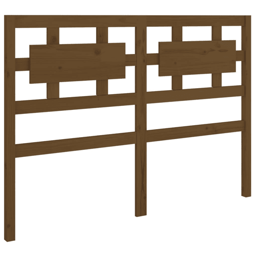 Cabeceira - Cabeceira de cama 205,5x4x100 cm pinho maciço castanho mel