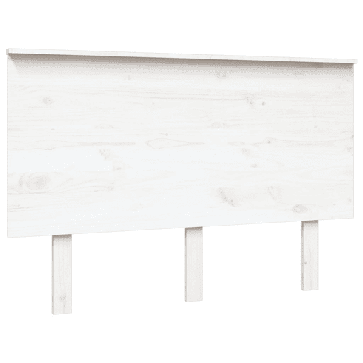 Cabeceira - Cabeceira de cama 124x6x82,5 cm pinho maciço branco