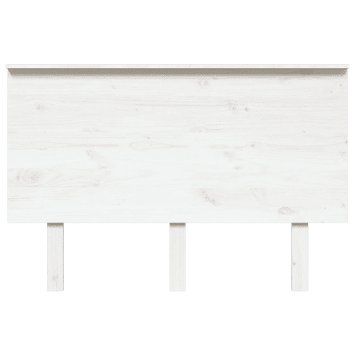 Cabeceira - Cabeceira de cama 124x6x82,5 cm pinho maciço branco