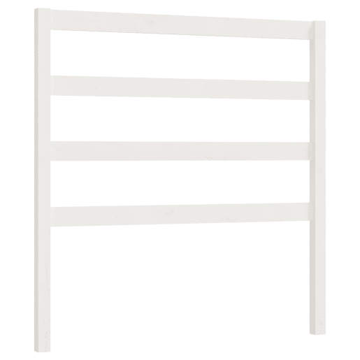 Cabeceira - Cabeceira de cama 95x4x100 cm pinho maciço branco