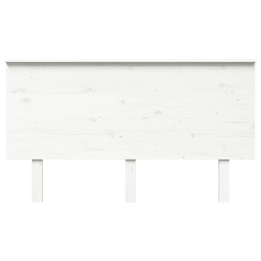 Cabeceira - Cabeceira de cama 144x6x82,5 cm pinho maciço branco