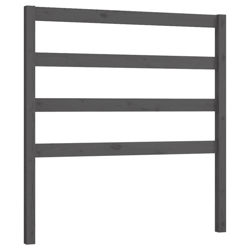 Cabeceira - Cabeceira de cama 95x4x100 cm pinho maciço cinza