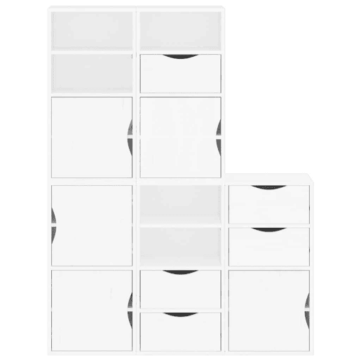 vidaXL Móveis de apoio 5 pcs ODDA pinho de madeira maciça branco vidaXL Móveis de apoio 5 pcs ODDA pinho de madeira maciça branco