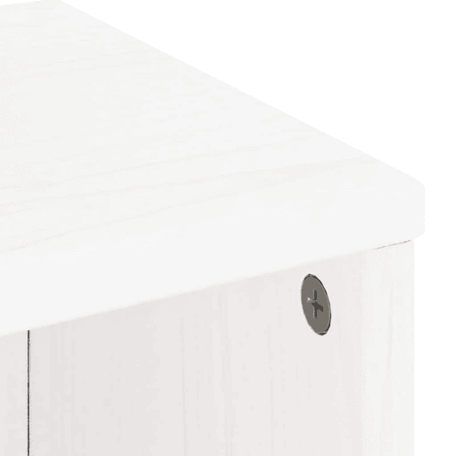 vidaXL Móveis de apoio 5 pcs ODDA pinho de madeira maciça branco vidaXL Móveis de apoio 5 pcs ODDA pinho de madeira maciça branco