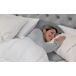 Almohada 100% Copos Viscoelástica Aloe Vera 105x40 Almohada 100% Copos Viscoelástica Aloe Vera 105x40 Blanco/ Gris
