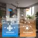 HELIX Ventilador techo sin luz YOEVU, compatible con Alexa HELIX Ventilador techo sin luz YOEVU, compatible con Alexa Nogal