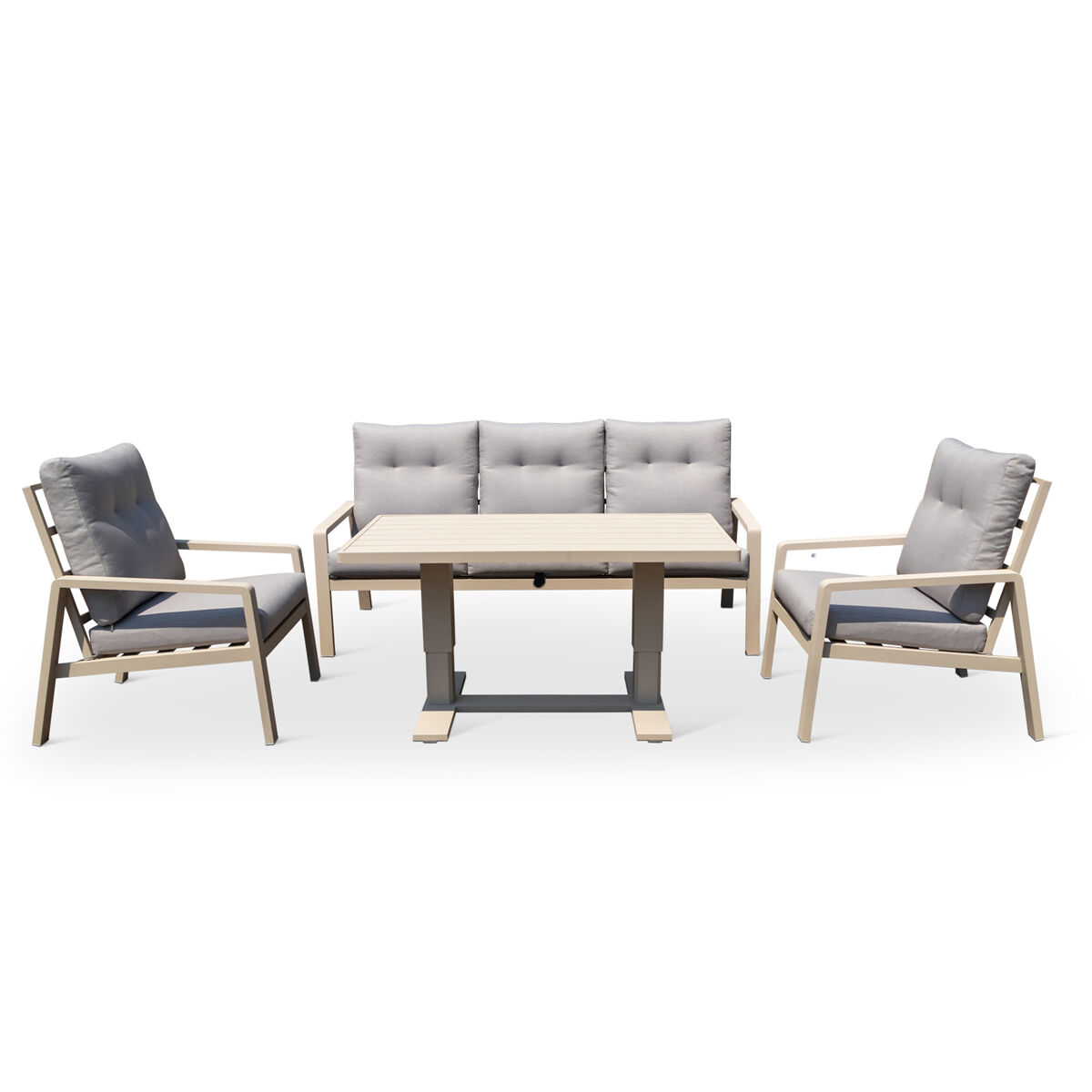 YOEVU -Conjunto aluminio 5 plazas