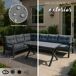 YOEVU - Conjunto de jardín aluminio 7 plazas con mesa YOEVU - Conjunto de jardín aluminio 7 plazas con mesa Gris