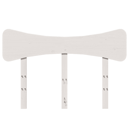 Cabeceira - Cabeceira de cama 120 cm madeira de pinho maciça branco