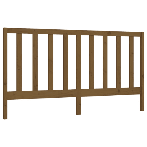 Cabeceira - Cabeceira de cama 206x4x100 cm pinho maciço castanho mel