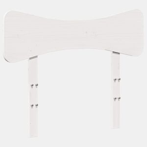 Cabeceira - Cabeceira de cama 100 cm madeira de pinho maciça branco