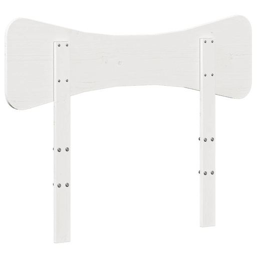 Cabeceira - Cabeceira de cama 100 cm madeira de pinho maciça branco
