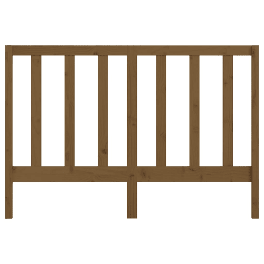 Cabeceira - Cabeceira de cama 156x4x100 cm pinho maciço castanho mel