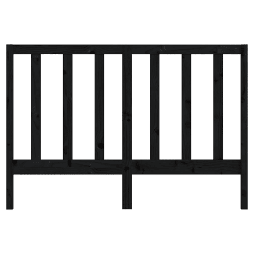 Cabeceira - Cabeceira de cama 146x4x100 cm pinho maciço preto