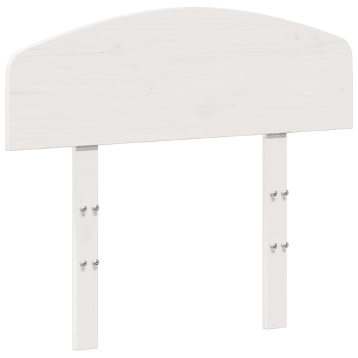 Cabeceira - Cabeceira de cama 75 cm madeira de pinho maciça branco