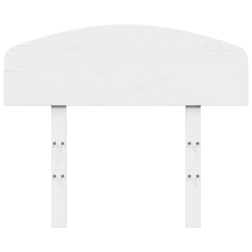 Cabeceira - Cabeceira de cama 75 cm madeira de pinho maciça branco