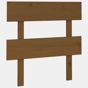 Cabeceira - Cabeceira de cama 103,5x3x81 cm pinho maciço castanho mel